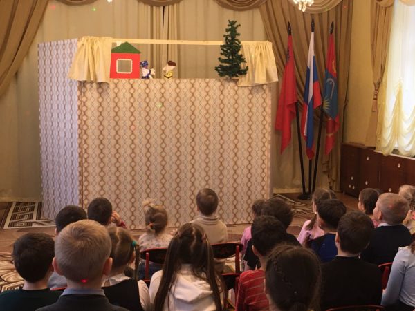 Кукольный театр по русской народной сказке «Колобок»